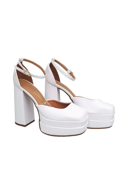 Vizzano White Heels