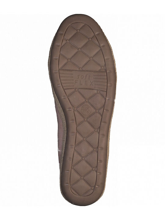 Softline Pantofi balerini pentru femei in Roz Culori