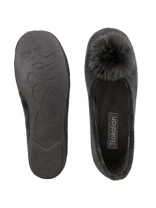 Damen Ballerinas Schwarz