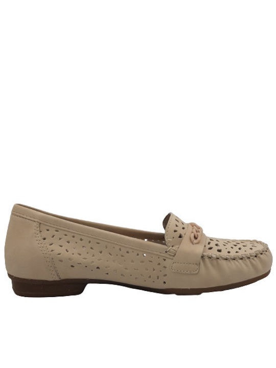 Rieker Women's Moccasins in Beige Color