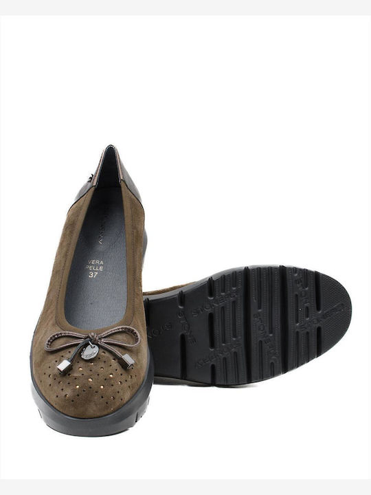 Γυναικεία Loafers σε Καφέ Χρώμα