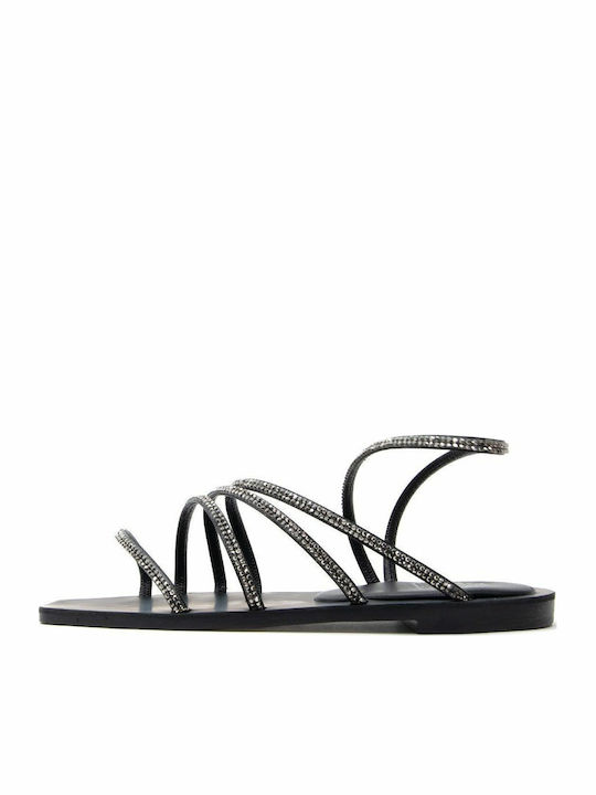Utopia Sandals Кожени Дамски Сандали Черни