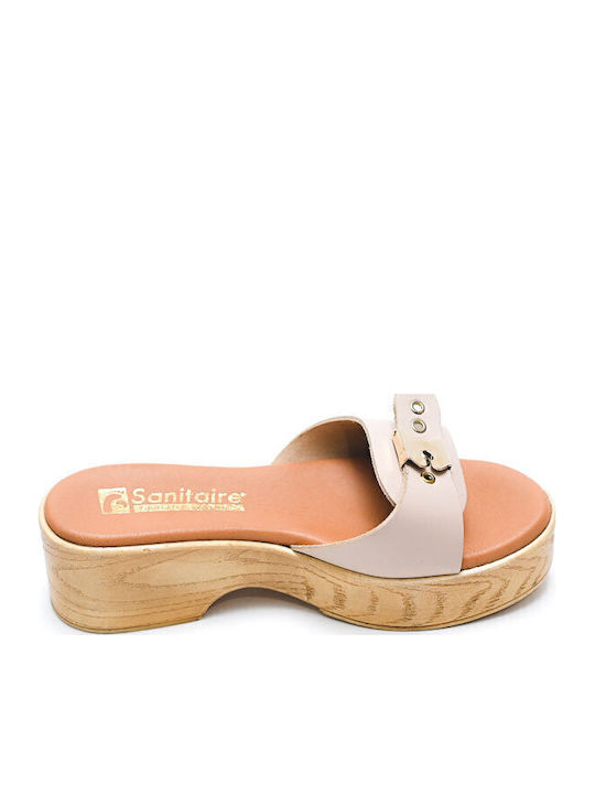 Anatomische Damenplattformen Beige