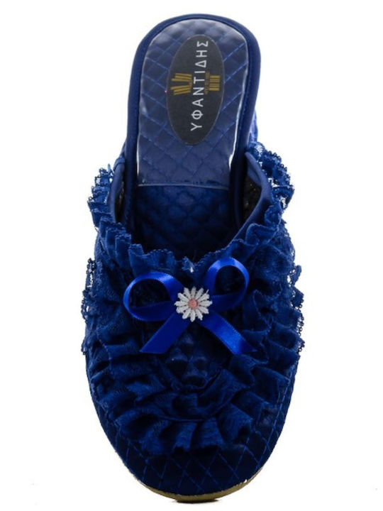 Yfantidis Women's Slippers Blue