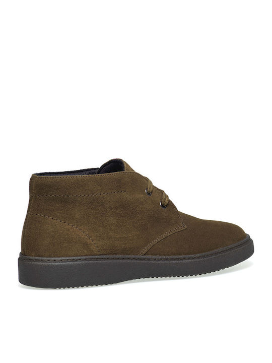 Suede Καφέ Ανδρικά Μποτάκια