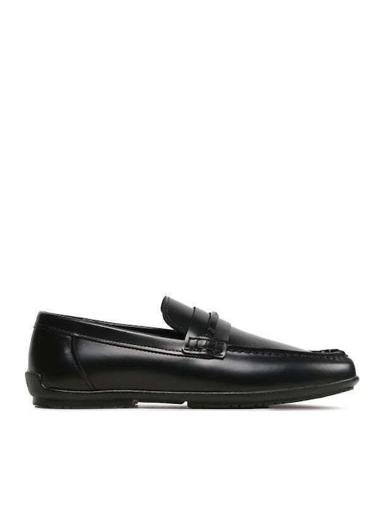 Men's Leather Moccasins Black