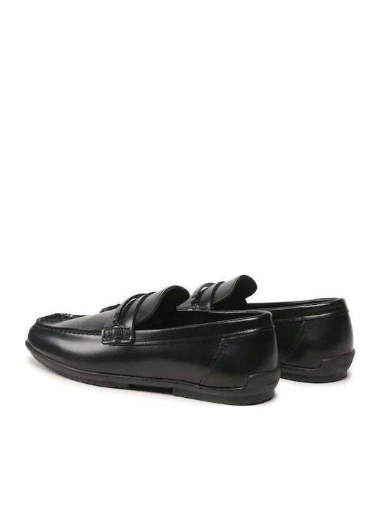 Men's Leather Moccasins Black
