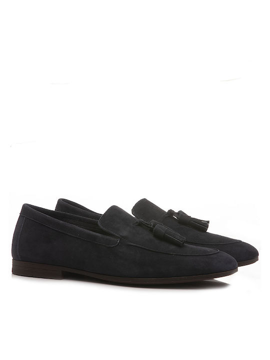 Frau Men's Suede Loafers Blue