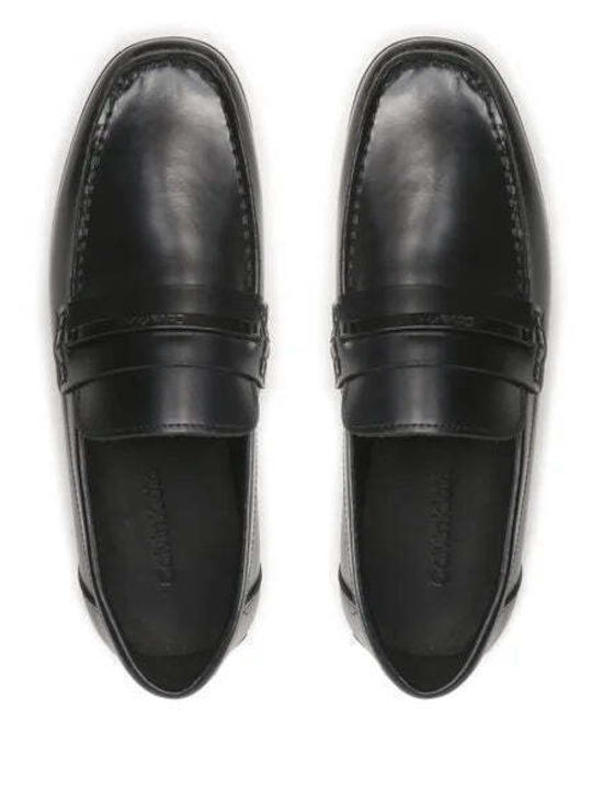 Men's Leather Moccasins Black