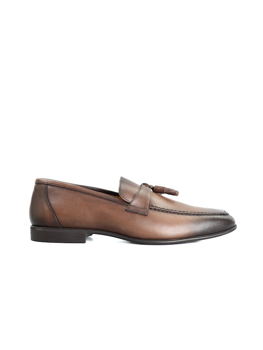 Philippe Lang Men's Leather Loafers Brown