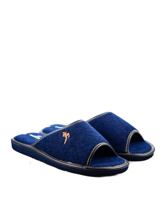 Men's Terry Slippers Blue