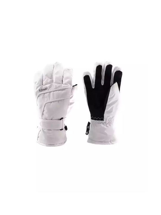 Sinner Mesa Unisex Ski & Snowboard Gloves White