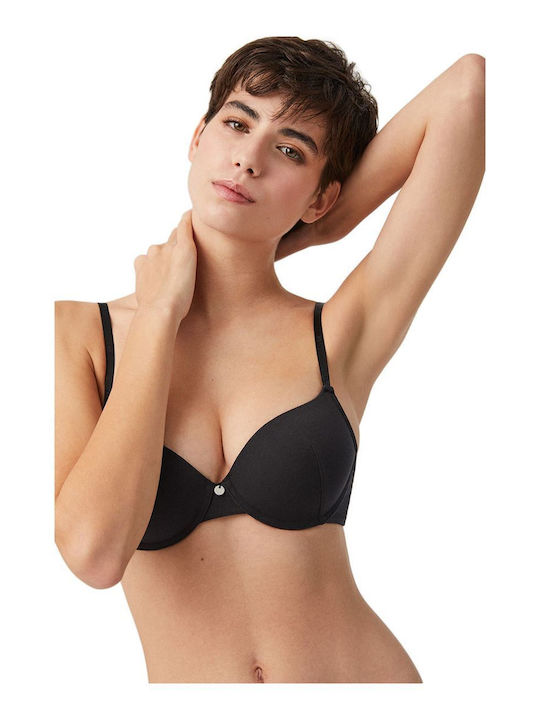 Ysabel Mora Push Up Bra Black