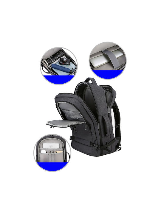 Playbags Backpack Αδιάβροχο 23lt Μαύρο