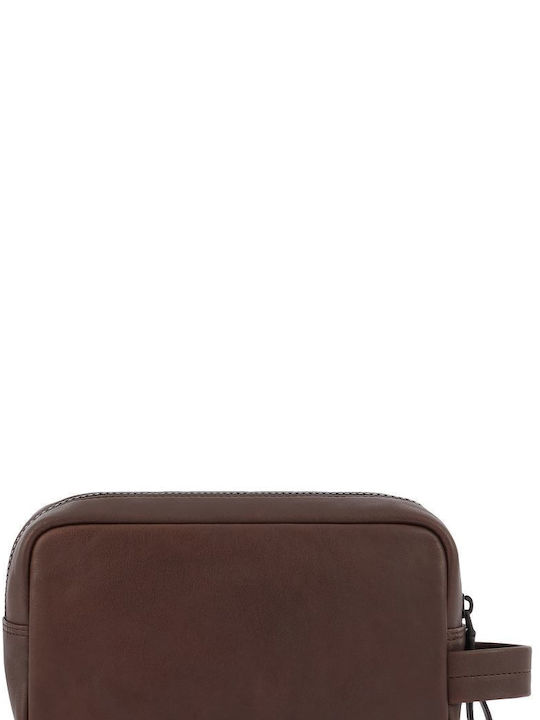 Piquadro Toiletry Bag in Brown color 22cm