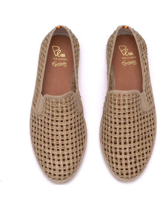 Men's Espadrilles in Beige Color