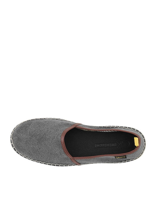 Din material textil Espadrile pentru bărbați în culoarea Gri