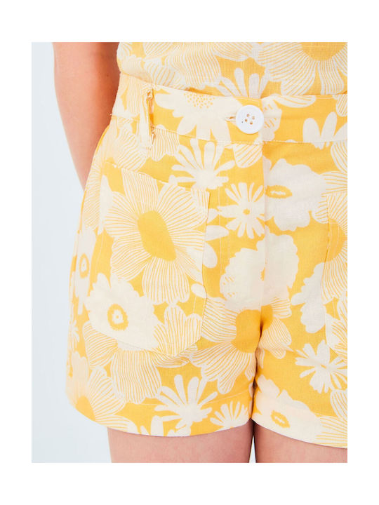 Compania Fantastica Kids Shorts/Bermuda Fabric Yellow