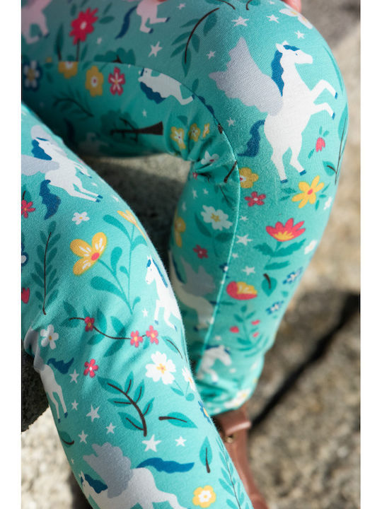 Frugi Kids Long Legging Floral Multicolour