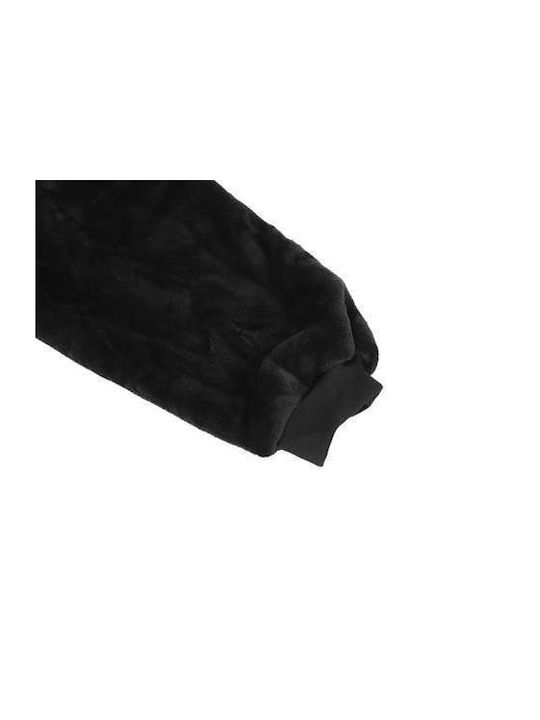 Ruhhy Κουβέρτα Fleece με Μανίκια 106x153εκ. Μαύρη