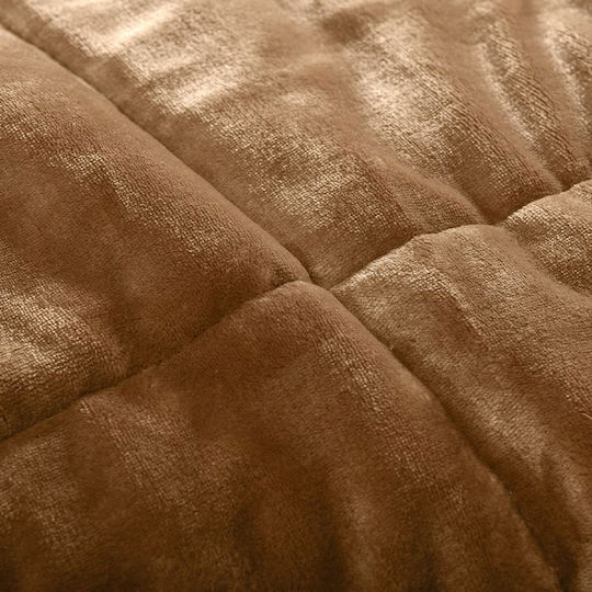 Aigaion Pătură Sherpa Canapea 130x180 cm Maro