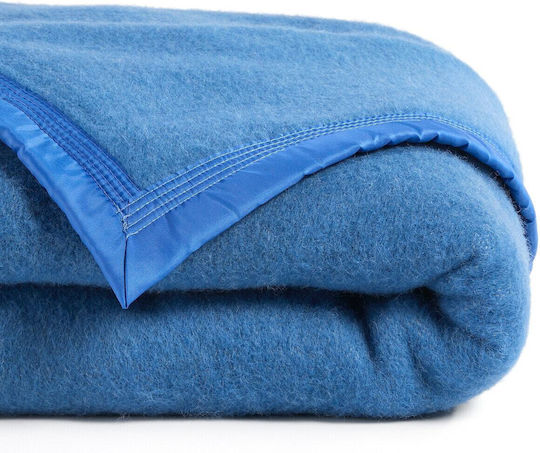 La Redoute Interieurs Woolmark Pătură Blănoasă Semi-dublă 180x220 cm Bej