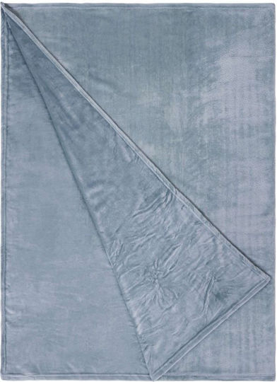 Butlers Lazy Days Decke Fleece Einzeln 150x200cm Blau