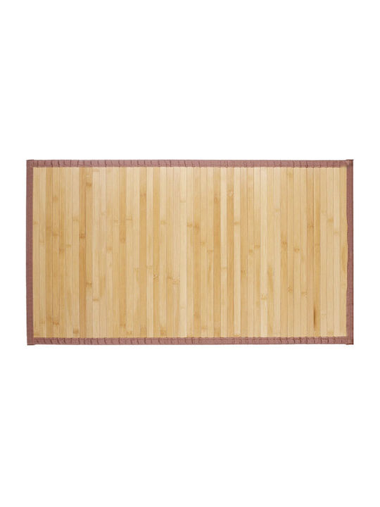 Relaxdays Covoraș de Baie Lemn 10024084 Maro 45x80buc