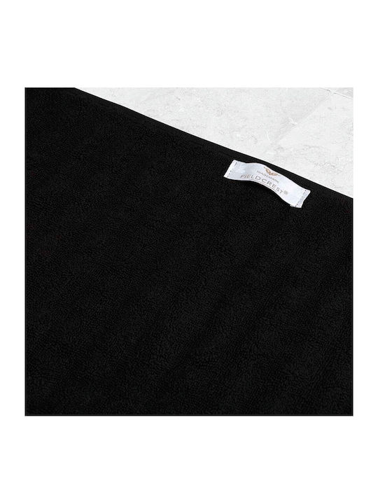 Fieldcrest Covoraș de Baie Bumbac Negru 50x70buc