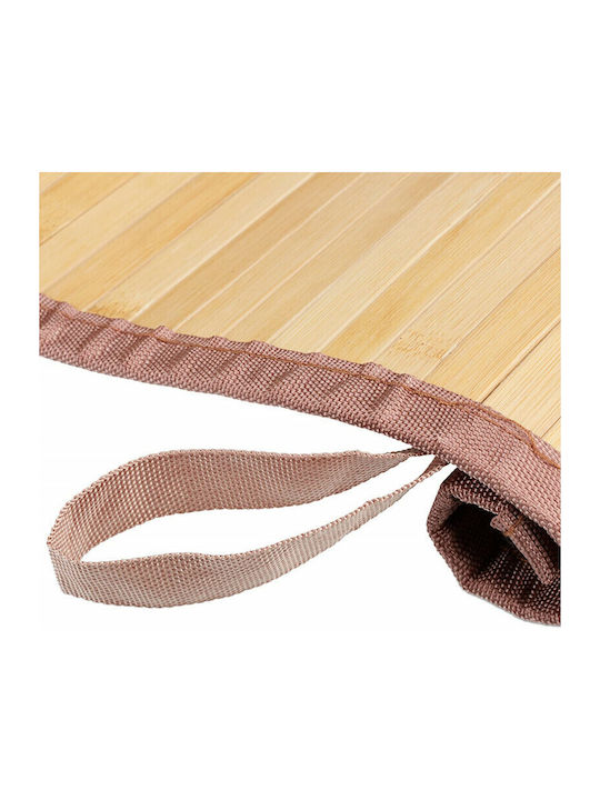 Relaxdays Covoraș de Baie Lemn 10024084 Maro 45x80buc