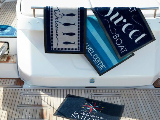 Marine Business Fußmatte aus Gummi Blau 50x70cm 41267 Blau