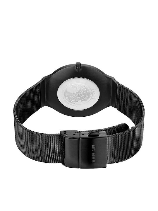 Bering Time Women's Watch with Black Metal Bracelet