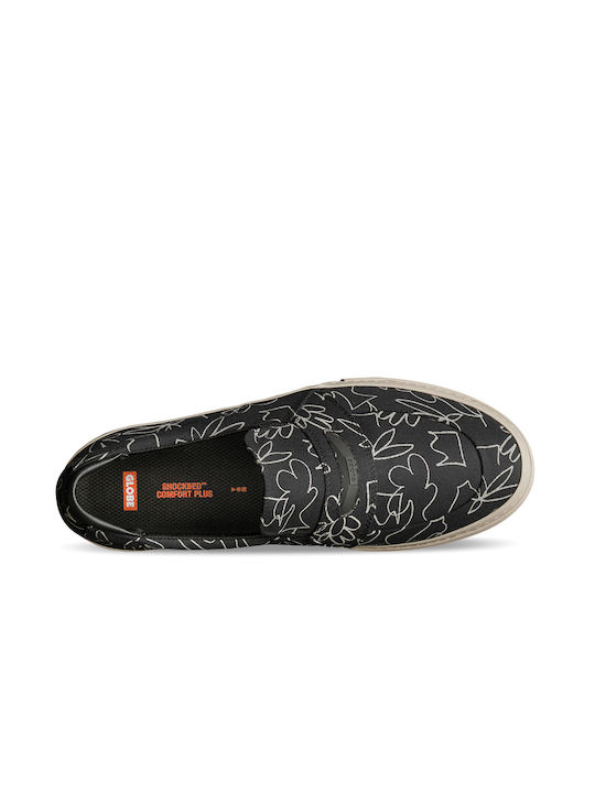 Globe Γυναικεία Slip-On Μαύρα