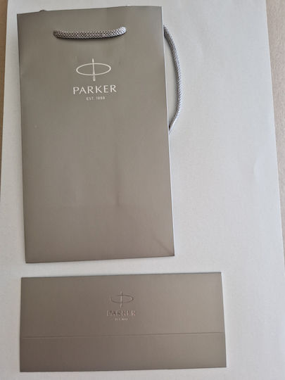 Parker Writing Pen Medium Blue made of Steel with Blue Ink