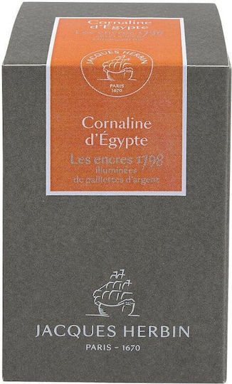 Jacques Herbin Replacement Ink for Fountain Pen Orange 50ml