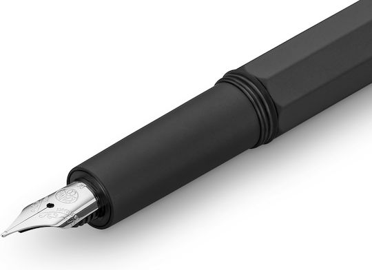 Kaweco Kaweco Füllfederhalter Mittel Schwarz aus Aluminium mit schwarzer Tintenfarbe