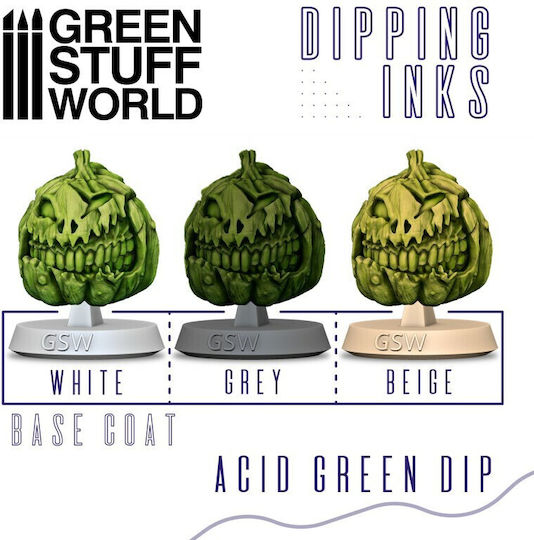 Green Stuff World Model Making Paints in Green Colour 60ml