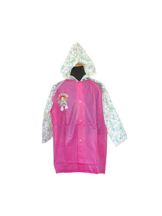 Nickelodeon Waterproof Girls Casual Jacket Fuchsia Paw Patrol with Ηood