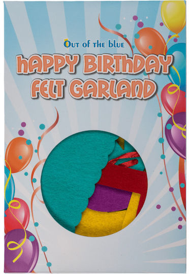 Out of the Blue Happy Birthday Garland for Party