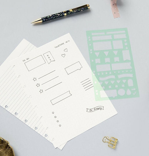Filofax Schablonen Designs