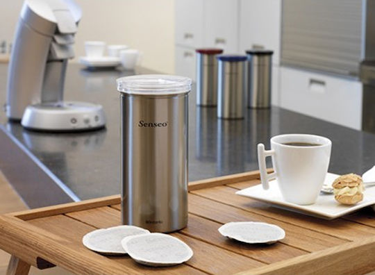 Brabantia Комплект 18 Бройки Вази За Кафе С Капак От Неръждаема Стомана Сребристи 8.5x17см 18 Бройки
