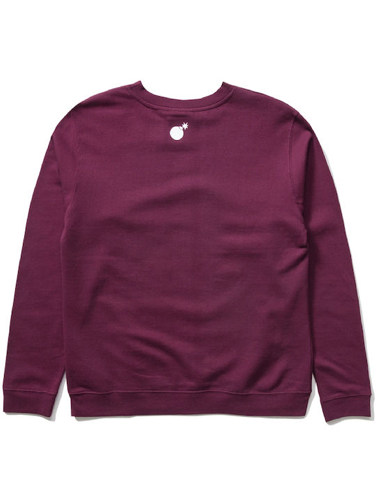 The Hundreds Forever Bar Men's Sweatshirt Burgundy