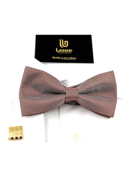 Legend Accessories Bow Tie Set with Pochette Burgundy