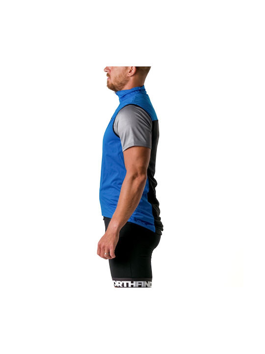 Northfinder Waterproof Cycling Windbreaker Jacket Sleeveless Blue