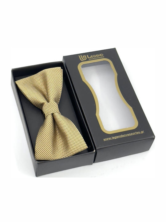 Legend Accessories Bow Tie Set with Pochette Gold