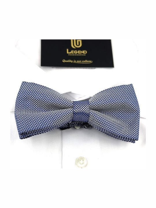 Legend Accessories Bow Tie Set with Pochette Blue