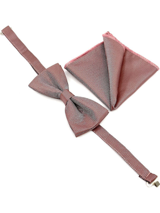 Legend Accessories Bow Tie Set with Pochette Burgundy