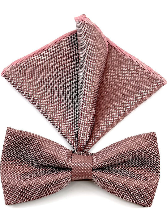 Legend Accessories Bow Tie Set with Pochette Burgundy