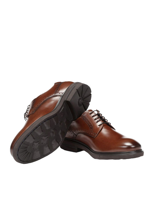 Men's Leather Oxfords Tabac Brown