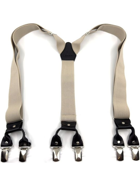 Legend Accessories Тиранти Едноцветна Бежов